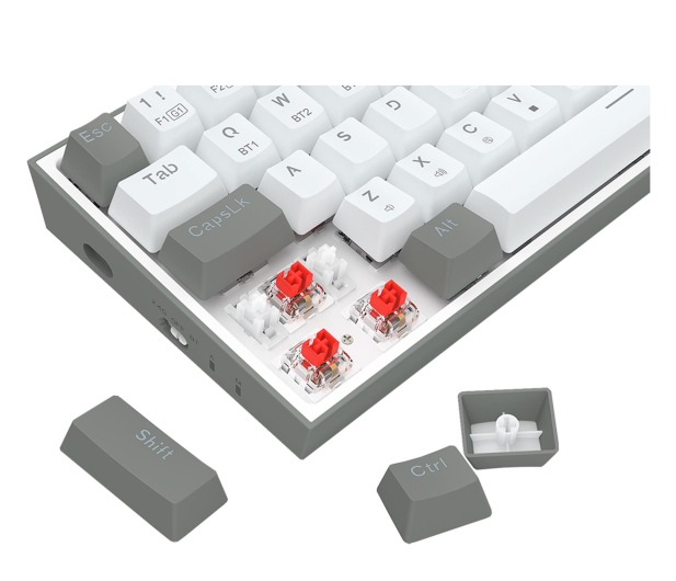Redragon Castor Pro White-Gray - 1326934 - zdjęcie 4